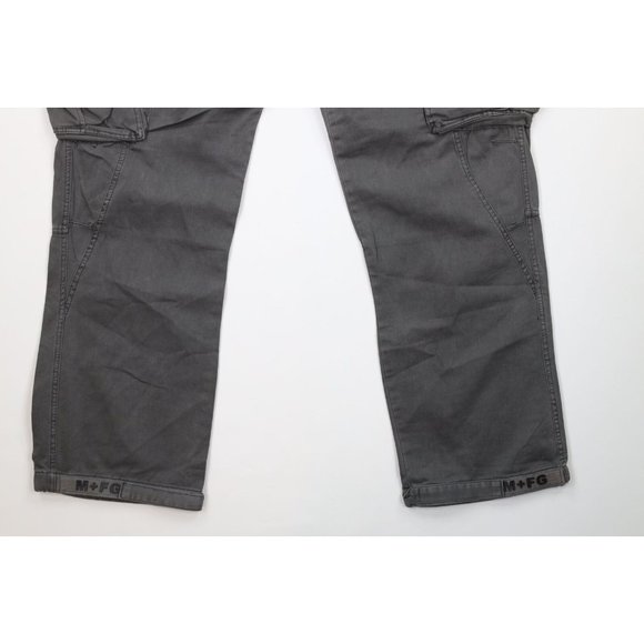 NOS Vtg 90s Marithe Francois Girbaud Mens 44x32 Regular Fit Strap Cargo Pants - Picture 4 of 12